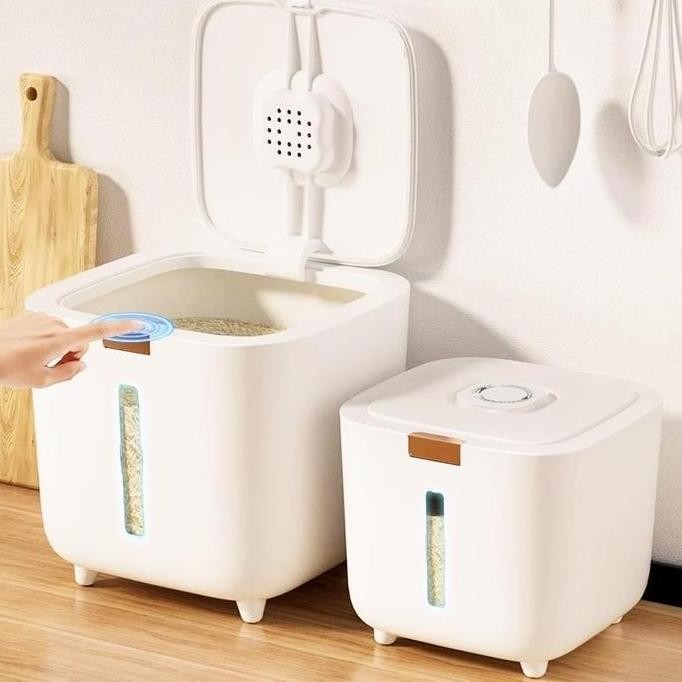 

Terlaris Wl Starlight Dispenser Beras 10Kg Tempat Beras Tepung Biji-Bijian Serbaa Anti Debu Serangga Hsb793