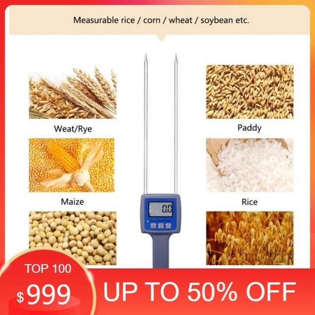 

Terlaris Tk100G Grain Moisture Meter Ukur Kadar Air Jagung Beras Kacang Tepung Wheat Maize Soya Beans Paddy
