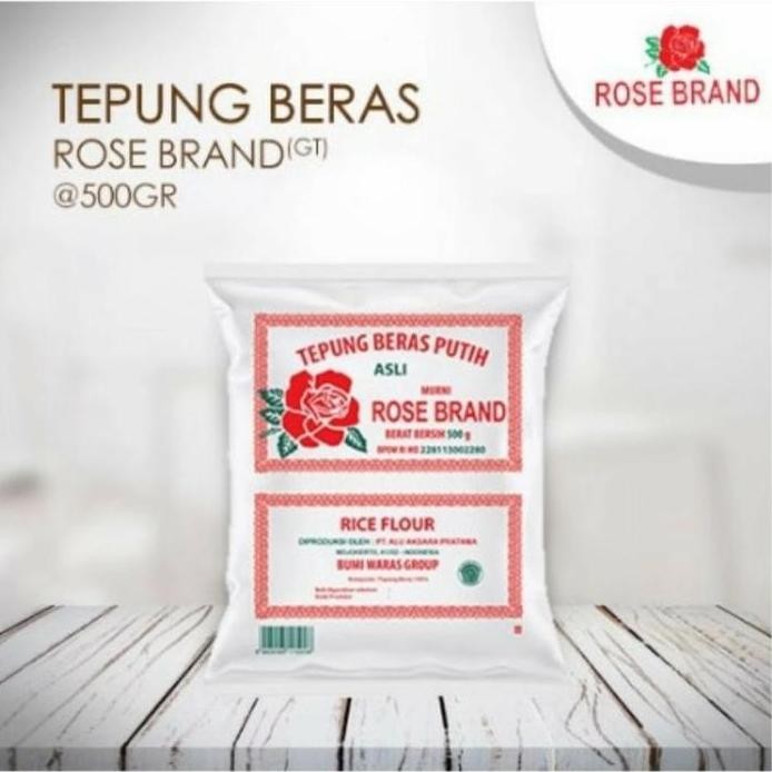 

Terlaris Tepung Beras Rose Brand 500Gr