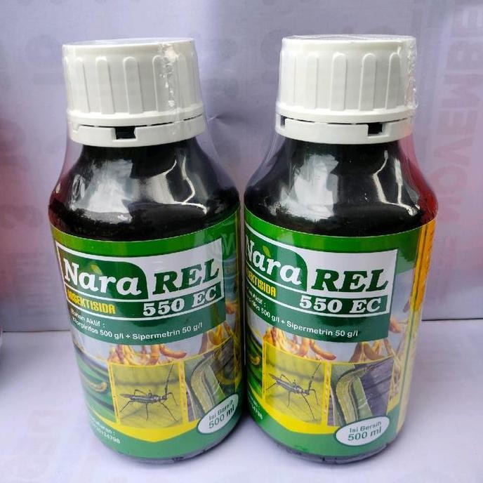 

Terlaris Nararel / Nara Rel 550 Ec 500Ml Insektisida Obat Pertanian Hama Walang Sangit Tanaman Padi / Serata Starban Dan Fostin