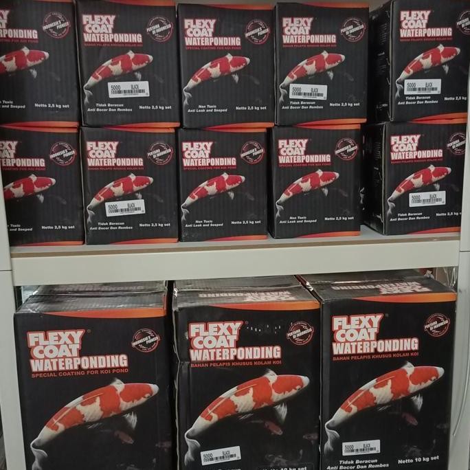 flaxycoat waterponding 2,5kg/cat kolam koi/ikan koi,cat koi