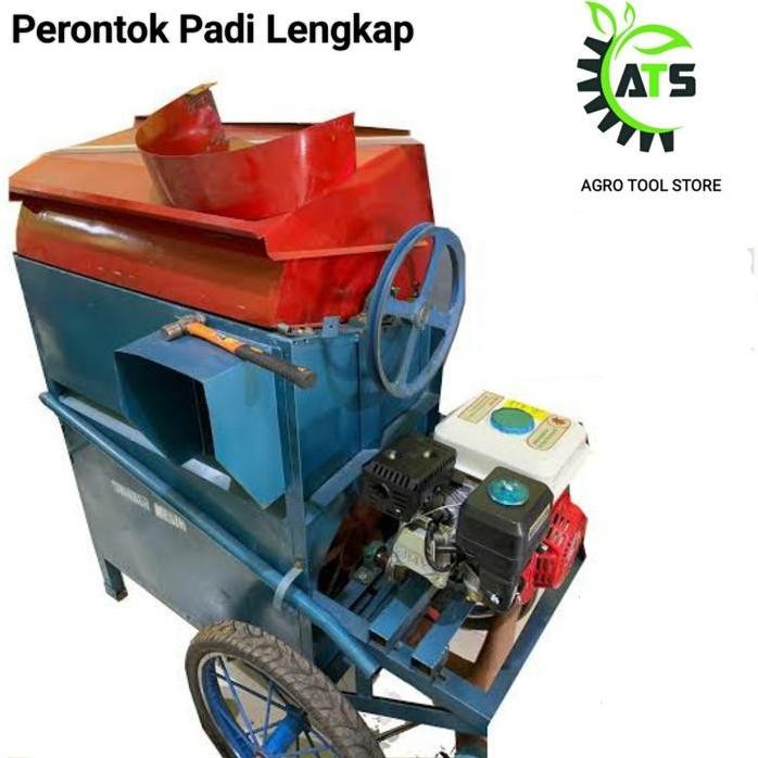 

Terlaris Mesin Perontok Padi Lengkap Dengan Penggerak Engine 6,5 Hp Thresher