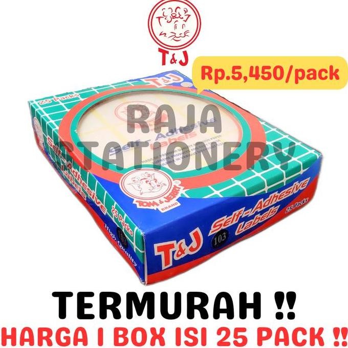 

BEBAS ONGKIR - LABEL TOM & JERRY STICKER TOM AND JERRY 98 99 100 101 102 103 106 107 108 111 119 120 121 123 125 126 127 PACK BOX [25PCS]