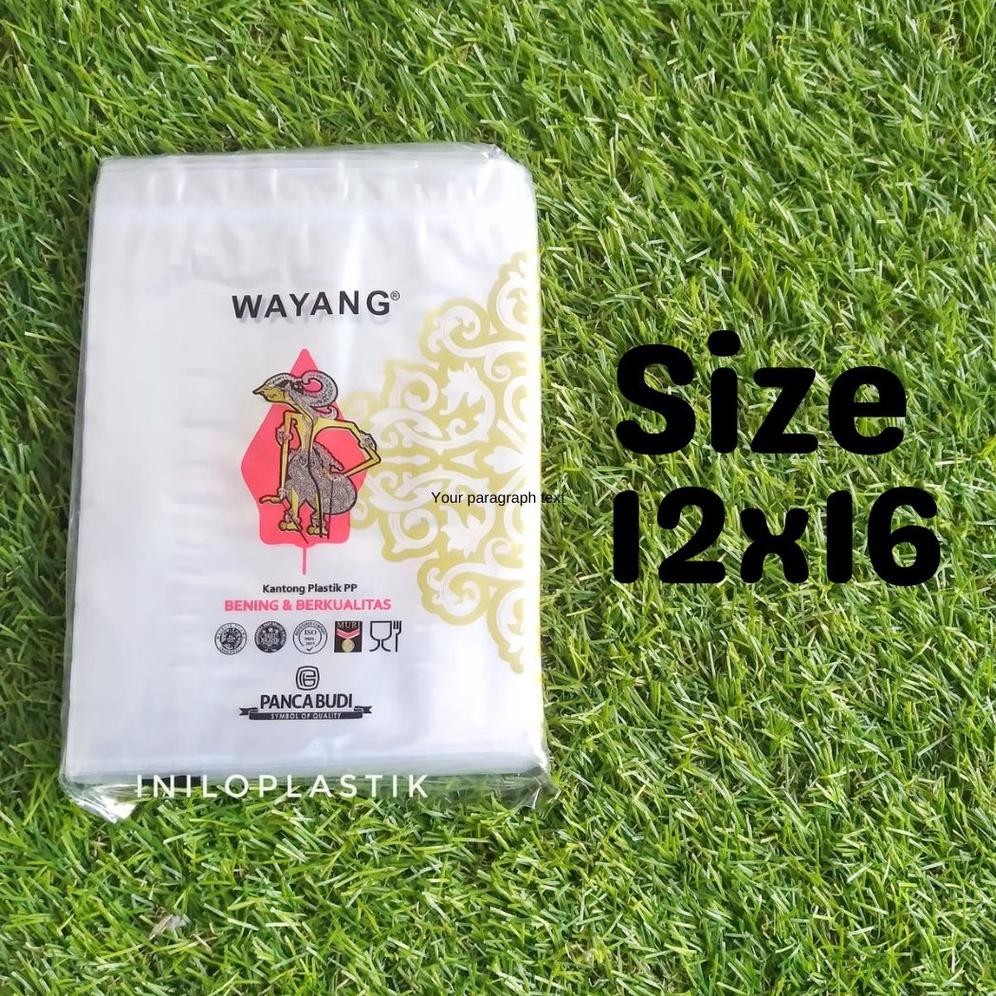 Sd-67 T-56 Plastik Pp Wayang 12X16Cm / Plastik Bening Pp Wayang 12X16 Cm Berkualitas