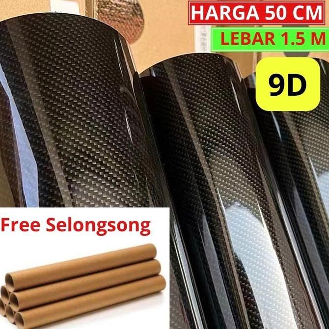 

Sticker Decal Carbon 3D 5D 7D PET 9D Skotlet Motor Mobil Lebar 1.5 m