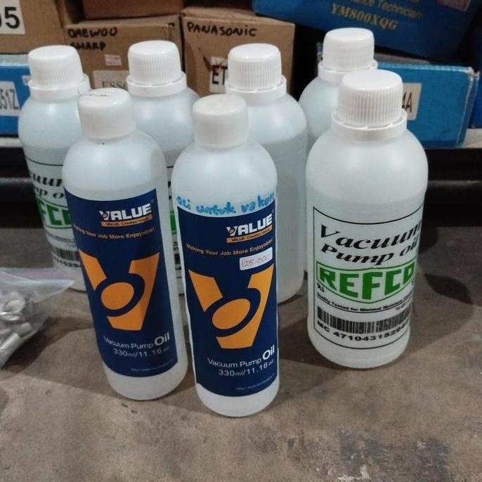 =+=+=+] oli oil vakum vacuum pump oil AC value refco tanaka dll