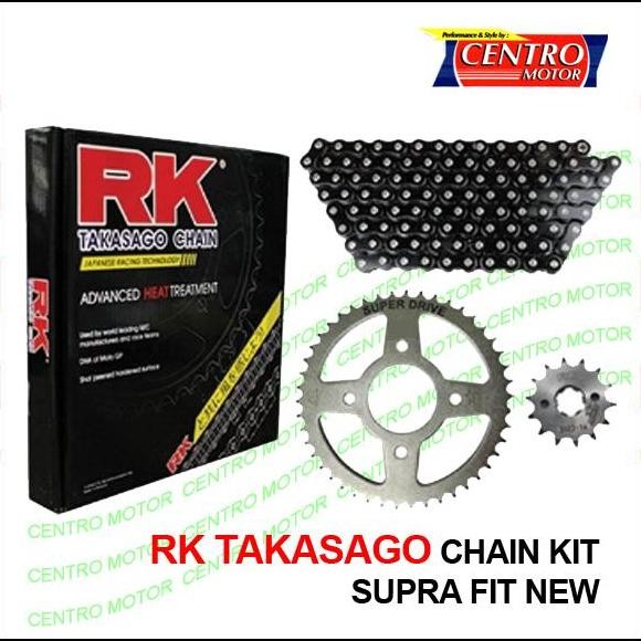 GEAR SET SUPRA FIT NEW RK TAKASAGO.DAPAT DI APLIKASI JUGA DI KHARISMA