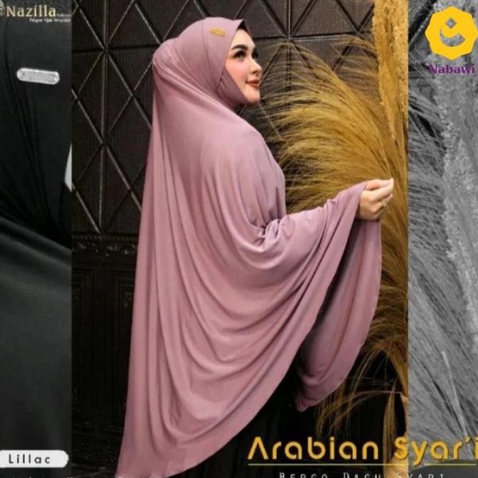 ] Bergo Jumbo Jersey Dagu Jilbab Jumbo Syar'i Wanita Bahan Jersey
