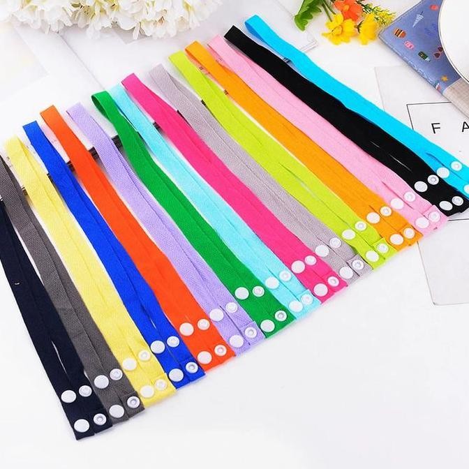 Tali Masker Kain Kancing Tali Masker Korea Kalung Masker Panjang Kpop Termurah
