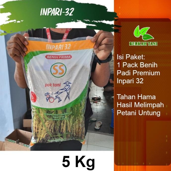

Terlaris Jual Benih Padi Inpari 32 Premium Pak Tani 5 Kg Diskon