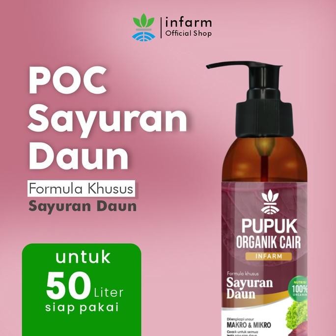 

Terlaris Infarm - Pupuk Organik Cair Tanaman Daun/ Sayur 100Ml Poc Kompos