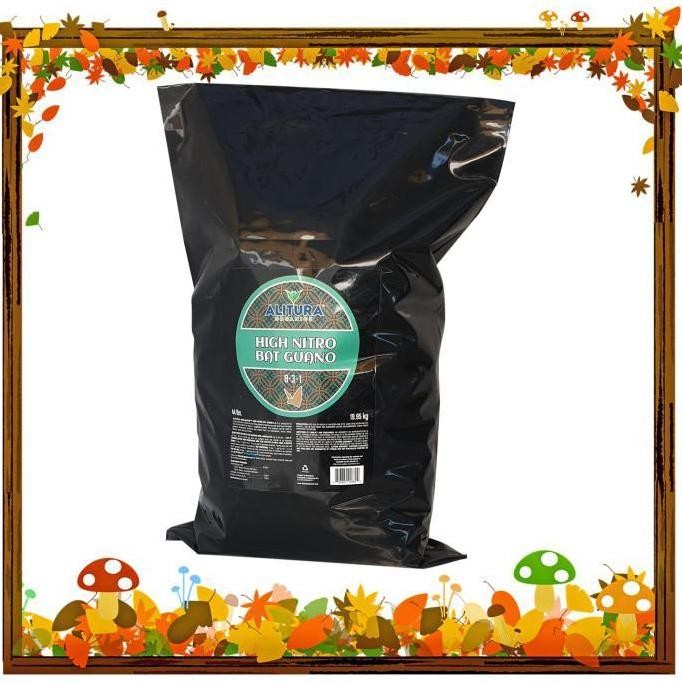 

Terlaris Pupuk Organik Alitura High Nitro Bat Guano Uk. 20 Kg Nabhan