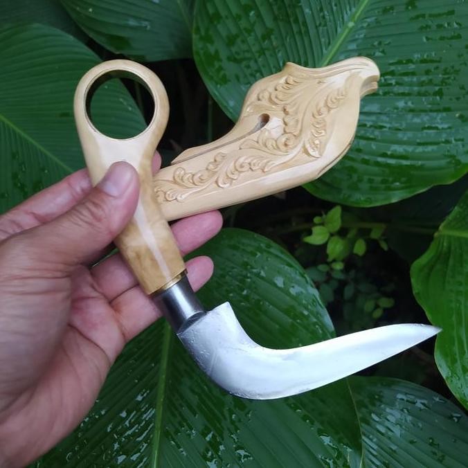 Grosir Pisau Kerambit Minang Baja Per Kayu Kopi