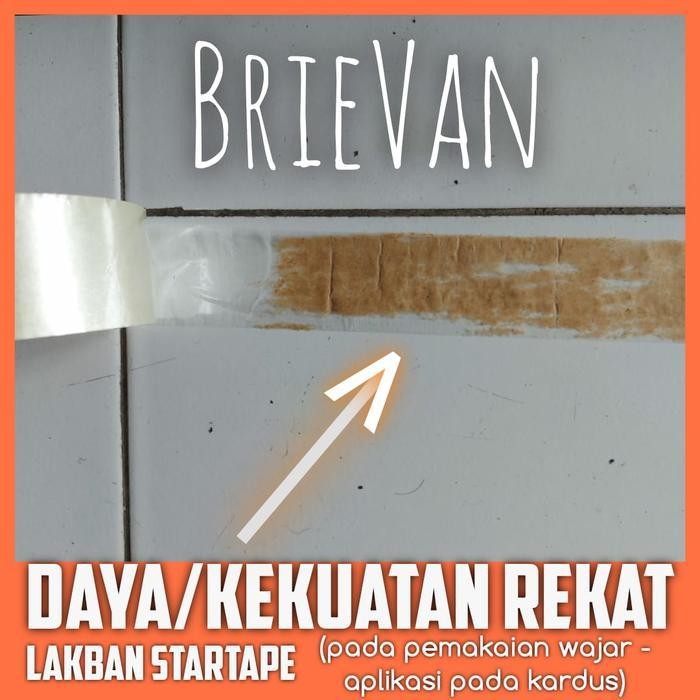 

Lakban Bening Startape Uk. 45Mm X 100 Yard ( 2 Inch ) Original Dan Terpercaya