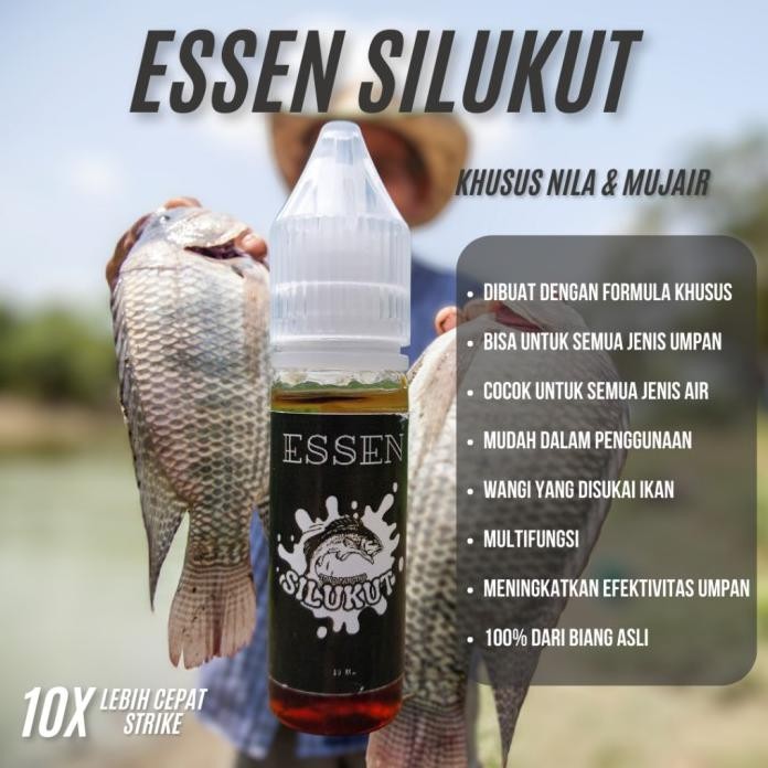 

Terlaris Terlaris Essen Silukut Essen Ikan Nila Bisa Untuk Liaran Dan Kolam Essen Ikan Mujair Cocok Untuk Media Umpan Lumut, Pelet, Cacing Dan Bandul Sangat Multifungsi