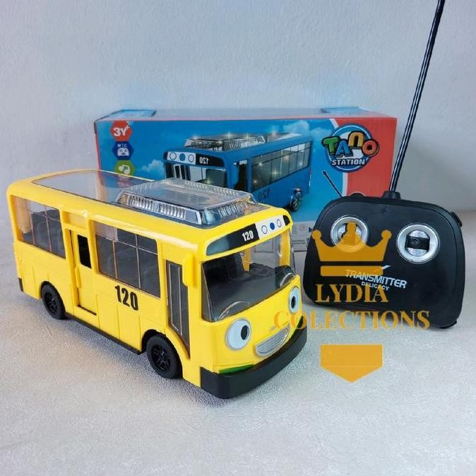 Spesial Mobil Rc Bus Tayo Remote Control Musik Lampu