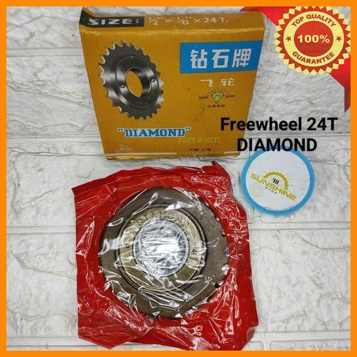 [LSS] FREEWHEEL GIR 24T DIAMOND GEAR BELAKANG SINGLE 24 SEPEDA ONTHEL PANCAL