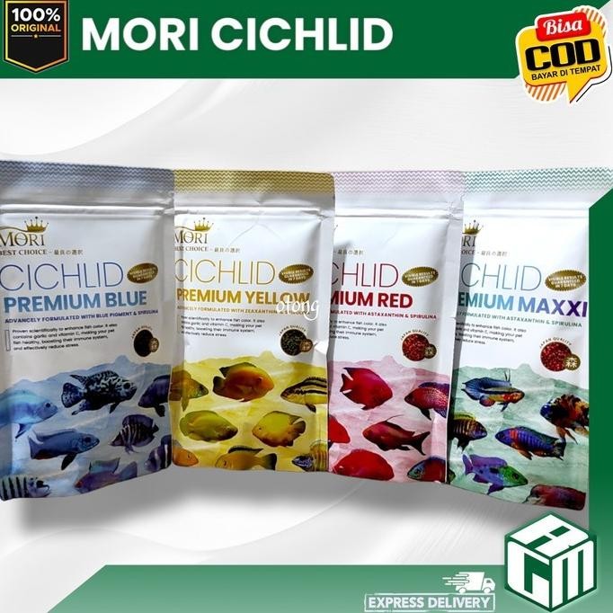 Terlaris Mori Premium Chiclid Cichlid Ciclid Makanan Pakan Pelet Ikan Kecil