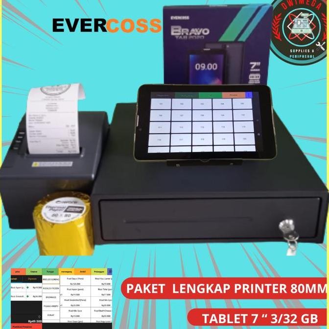 

BEBAS ONGKIR - Paket Mesin Kasir Android POS Tablet/Tab - SIAP PAKAI - untuk Resto, Cafe, Barber Shop,Dll-Tanpa biaya bulanan