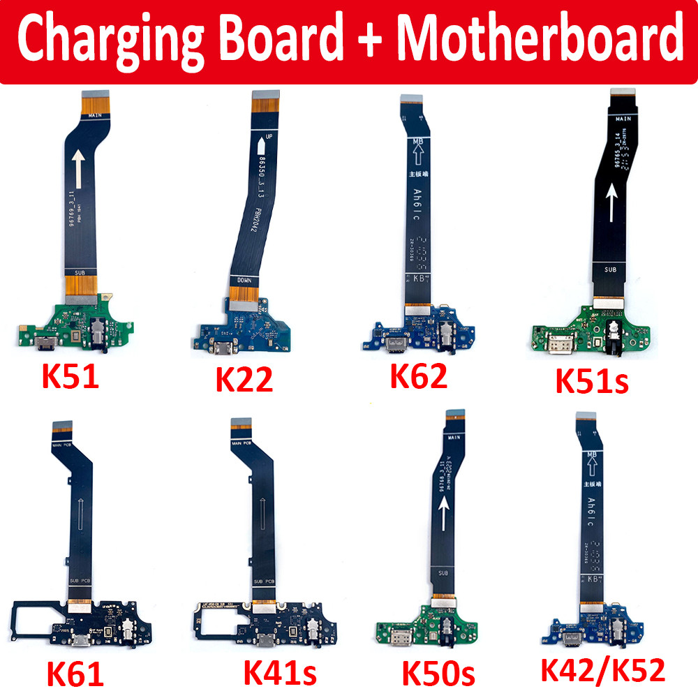 

New USB Repair Charging Port Connector Board Micro Motherboard Kabel Fleksibel Untuk LG K22 K41S K42