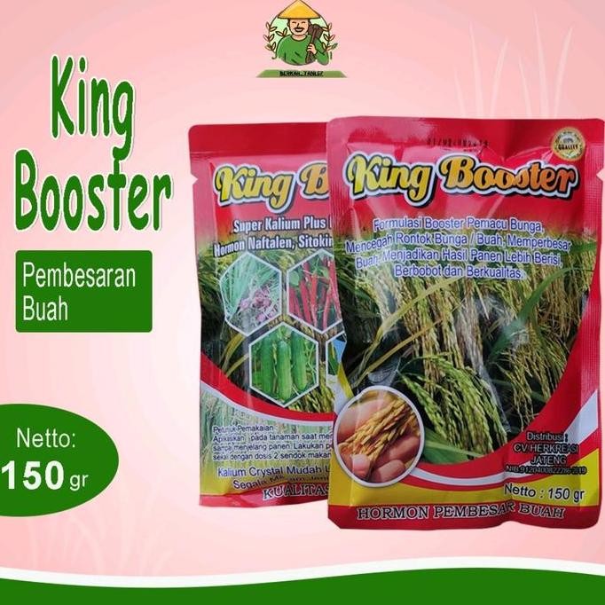 

Terlaris Pupuk Terbaik..!! Pupuk King Booster 150Gr Untuk Mempercepat Pembesaran Buah/Padi/Dll Nutrisi Pembuahan