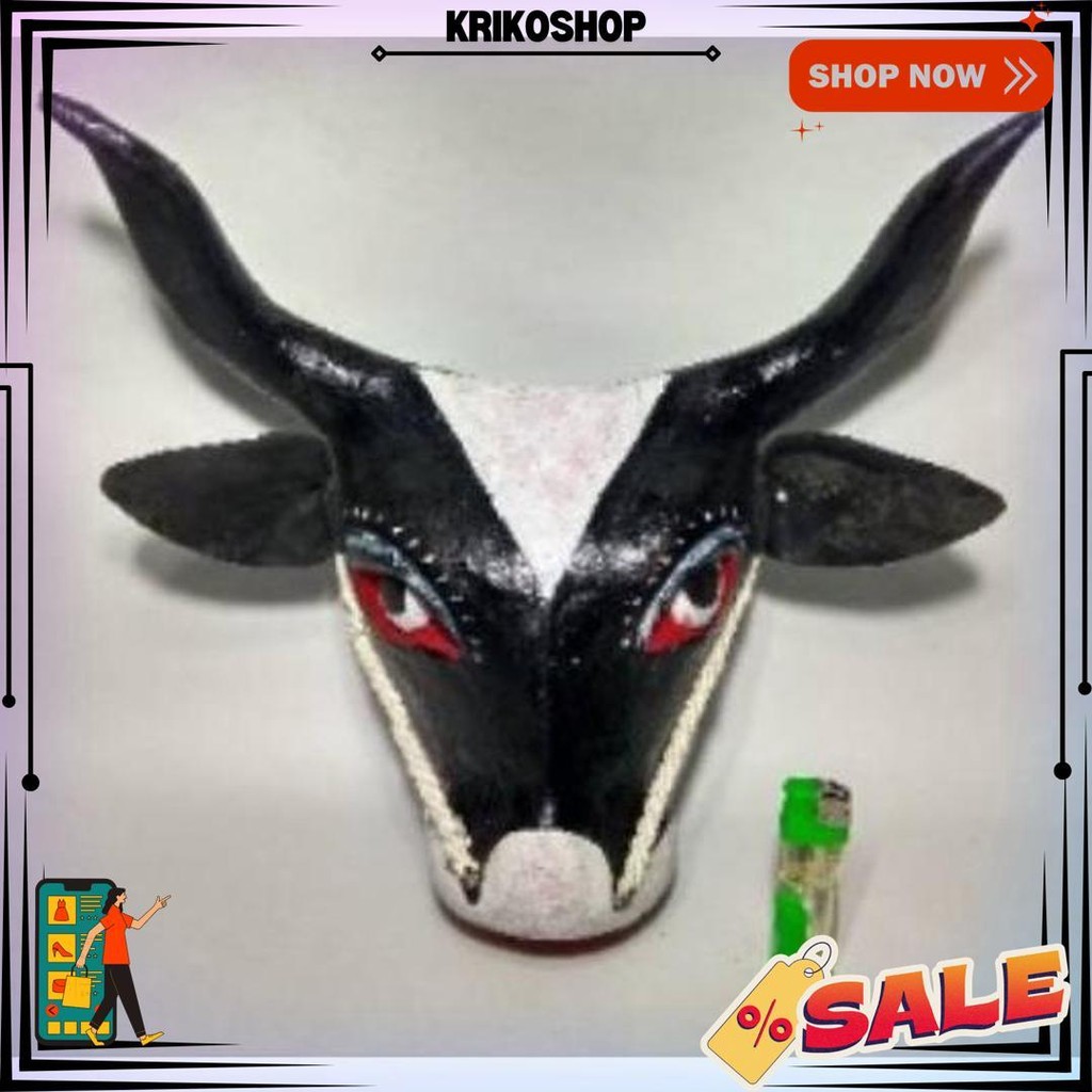 Siap Kirim Ready New Bantengan Kecil | Barongan Bantengan - Mainan Anak Banteng Kuda Lumping - Maina