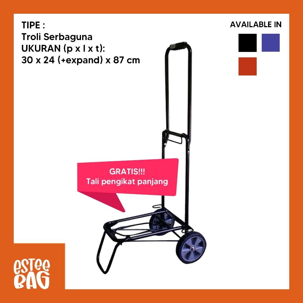 NEW NEW Troli Besi / Troli Lipat Serbaguna / Troli Multifungsi / Troli Galon / Kereta Galon / Troli 