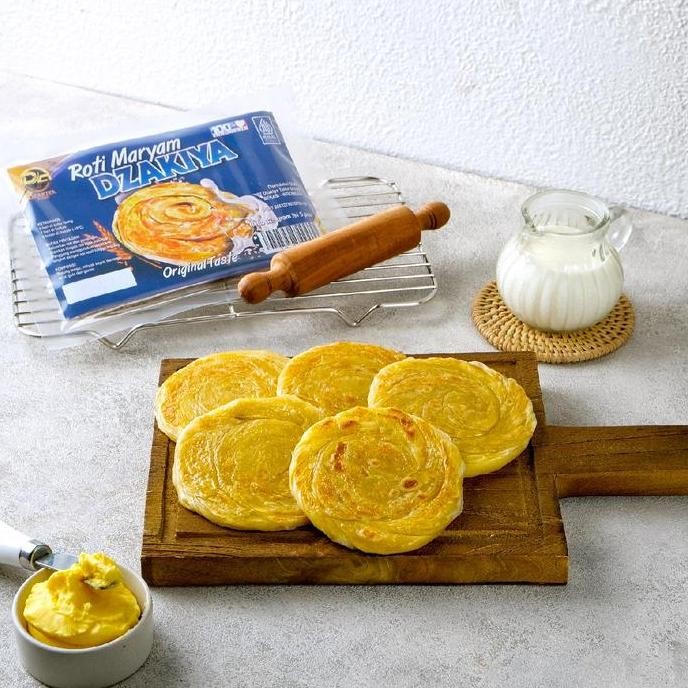 

[Paket 2 Pack] Roti Maryam ORIGINAL dan COKELAT PREMIUM Isi 5 Frozen Food