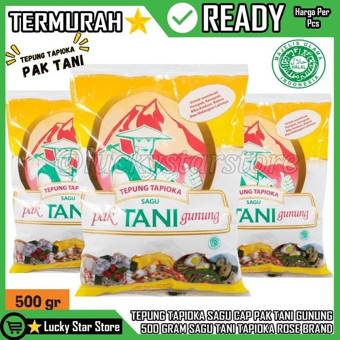 

Terlaris Sagu Cap Pak Tani Gunung Tepung Tapioka Kemasan 500 Gram Rose Brand Tapioca Flour Kanji Acian Makanan Halal Premium Pembuat Pempek Bakso Kerupuk Kemplang Bika Ambon Tekwan Model Papeda Bahan Masakan Serbaguna