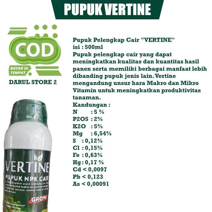 

Terlaris Pupuk Perbanyak Padi Berbobot Berisi Bulir Besar Vertine Npk Cair Pupuk Organik Cair Hayati Pelebat Daun Padi Biar Banyak Pupuk Semprot Untuk Memperbanyak Anakan Padi Isi 500 Ml Booster Pembesar Buah Padi Terlaris