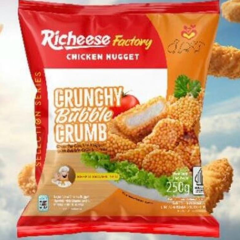 

Diskon Crunchy Bubble Crumb 250 Gr Chicken Nugget Richeese Factory Diskon