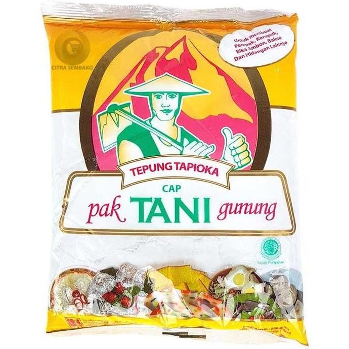 

Terlaris Tepung Sagu Kanji Merk Pak Tani Gunung 500 Gram