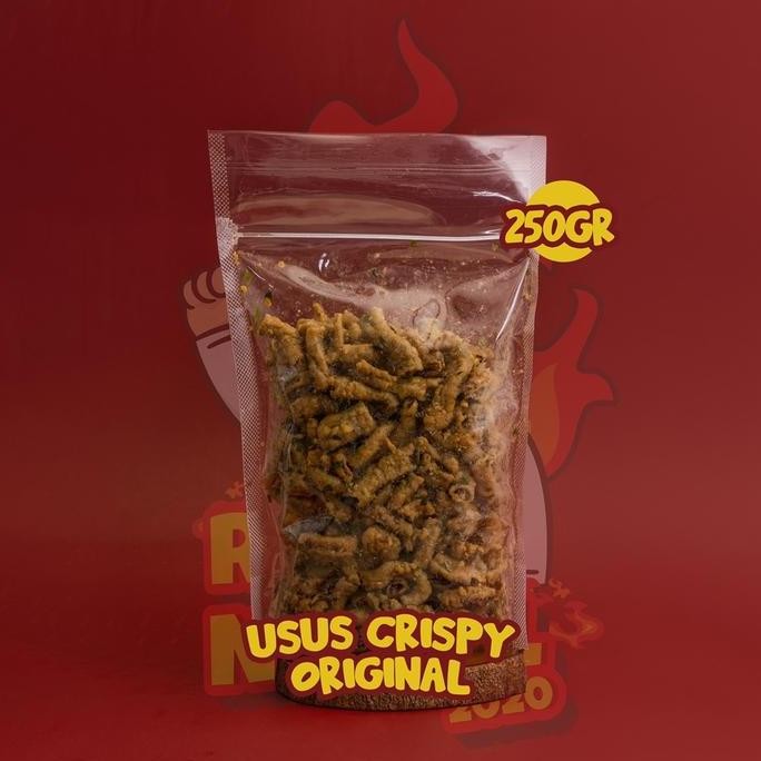 

Cemilan Usus ayam Crispy 250Gr Rajangemil