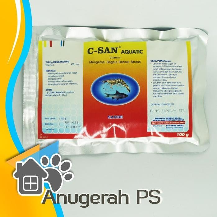 Terlaris Vitamin C Ikan C San Aquatik Sanbe Farma