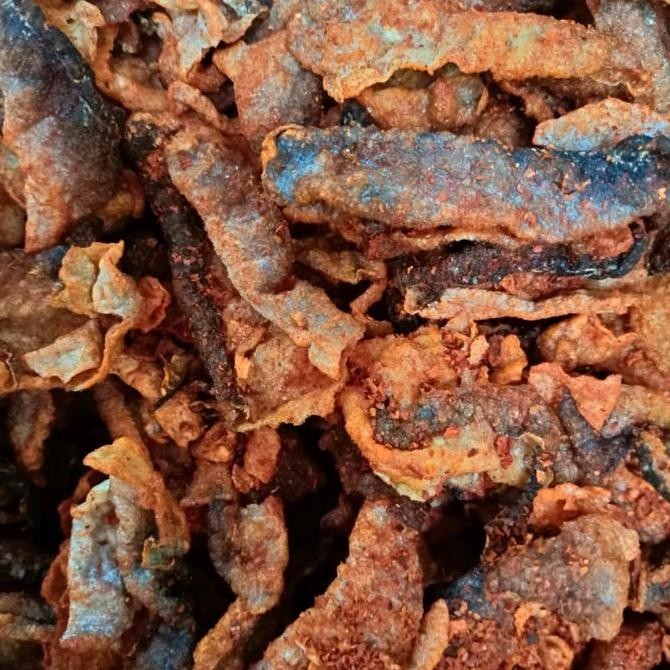 

Kerupuk Kulit Ikan salmon Rasa Spicy Toples Jumbo 250gr Cemilan Kriuk Sehat Murah Food Pedas Snack