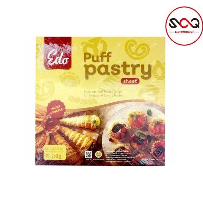 

Edo Puff Pastry 750 Gram Kulit Zuppa