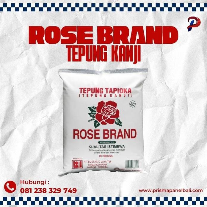 

Terlaris Tepung Kanji Rose Brand 500Gr