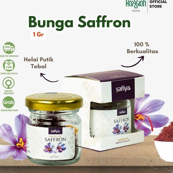 

Bunga Saffron 1 Gr / Safron Super Negin Premium Original