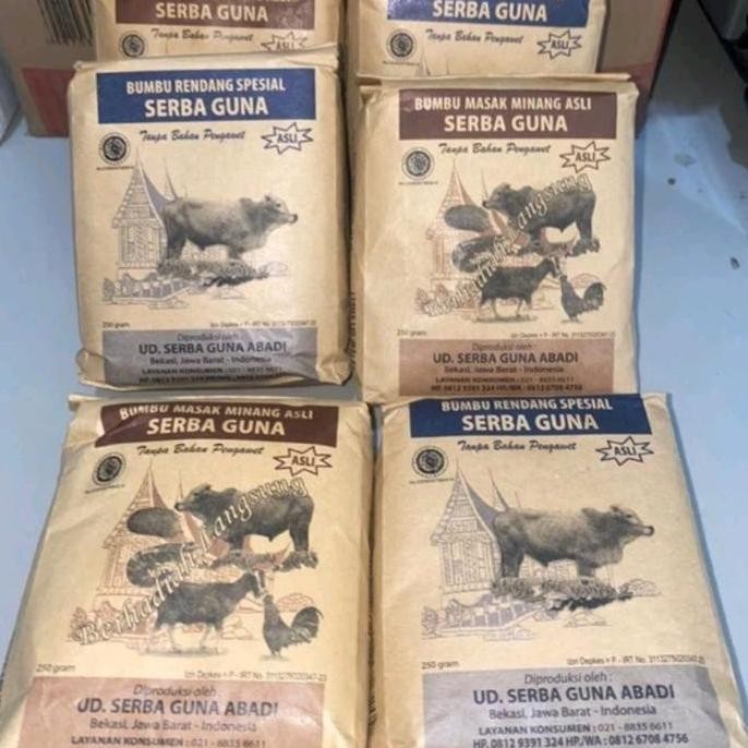 

Bumbu Masak Minang Asli SERBA GUNA 250 Gram