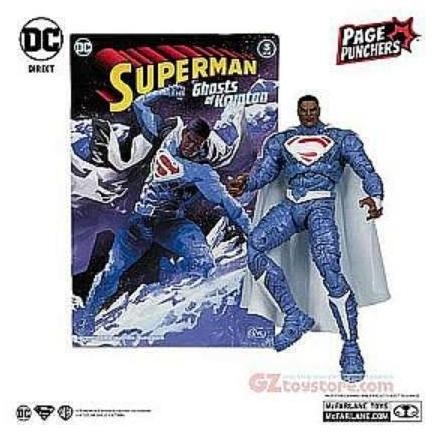 McFarlane Superman Ghost of Krypton Page Punchers Earth-2 Superman 7 inch Figure with Comic