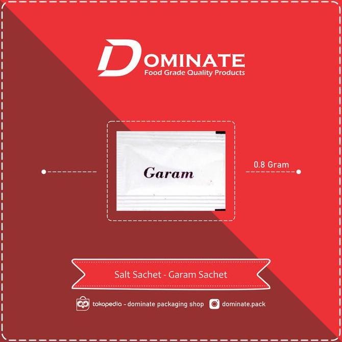 

Salt Sachet / Garam Sachet @ 0,6 gram , 250 Sachet