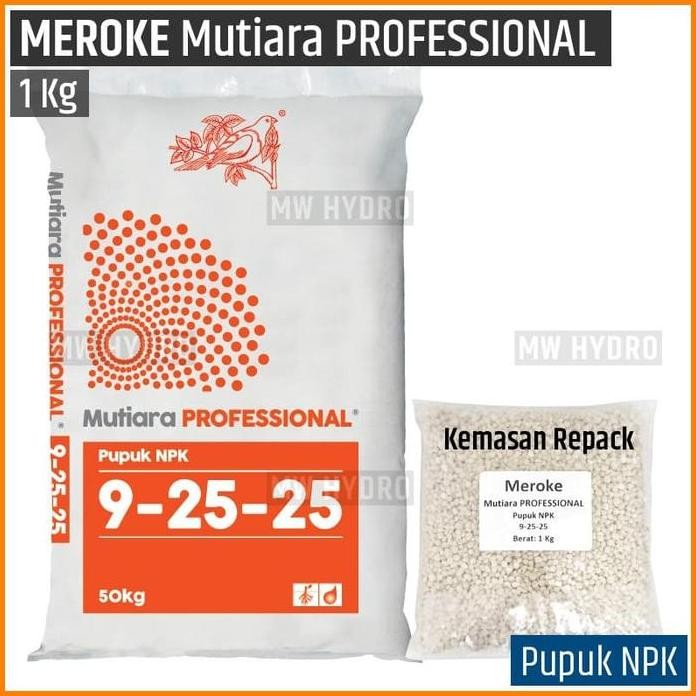 

Terlaris Meroke Npk Mutiara Professional 9-25-25 - 1 Kg