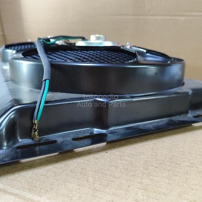 New Extrafan AC Mobil Elf Double 12V 10" Extra Fan 14x23 Isuzu Elf