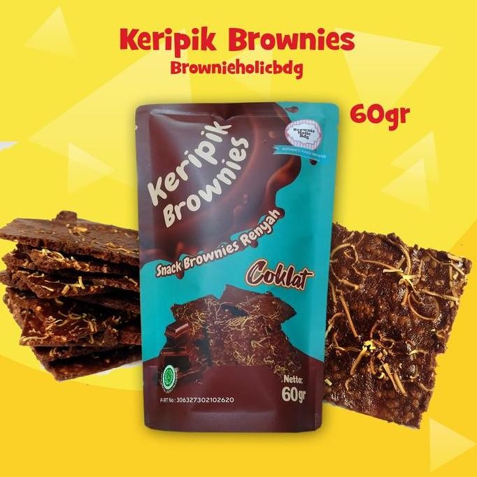 

PAKET 4 Pcs Keripik Brownies Brownieholicbdg Coklat Food Choco