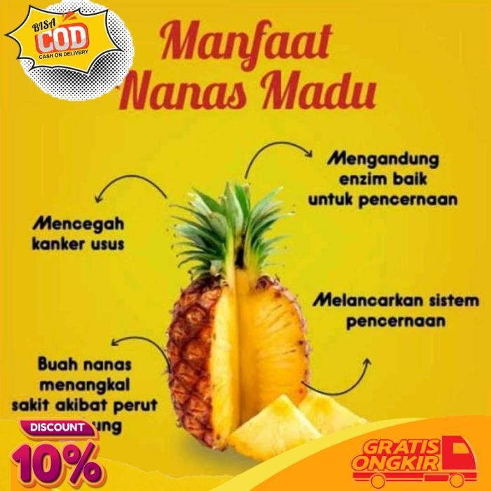 

Diskon Buah Nanas Madu Happyfruits (2 Pcs)