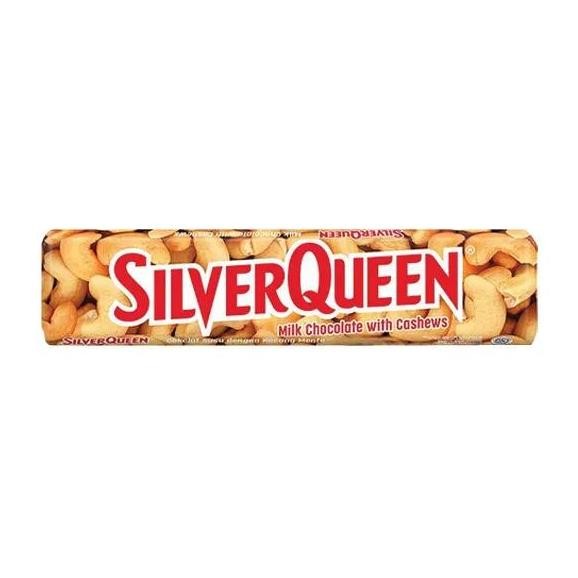 

SilverQueen 22 gr 2 Box 20 Pcs ex 25gr, Coklat Silver Queen 22gr 1 BOX 10 PCS ex 25gr Almond Mede Milk Chocolate Food Snack