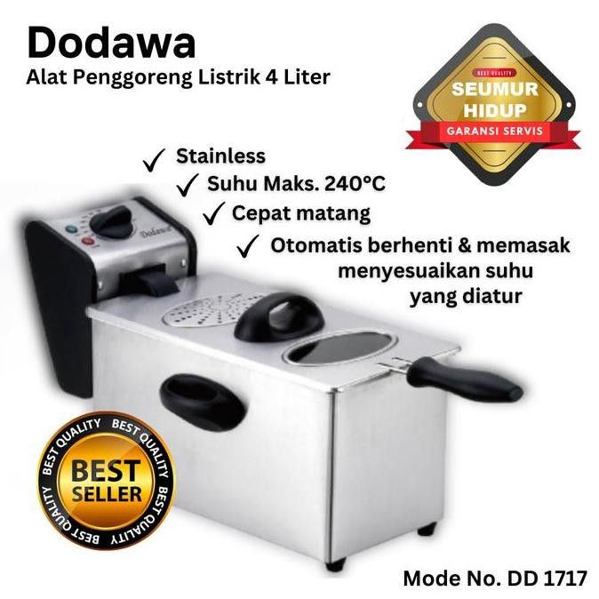 DODAWA Deep Fryer / alat penggoreng listrik / alat goreng listrik HM