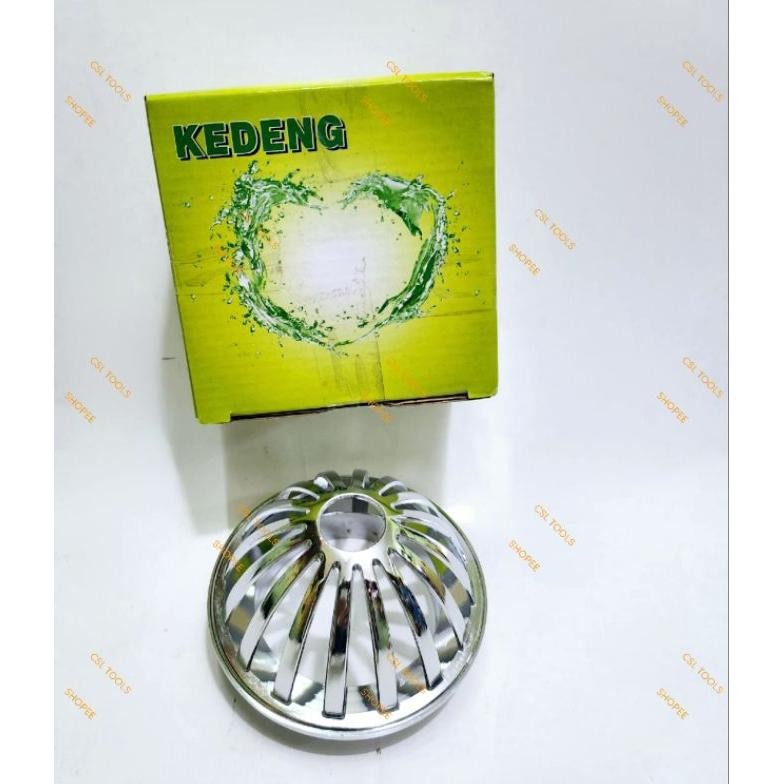 PJ Roof Drain Stainless 2" 2,5" 3" KEDENG Saringan Got Talang Floor Drain - 3" INCH