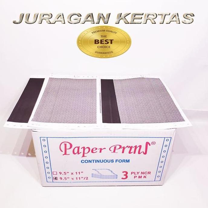 

Continuous Form 9,5 X 11/2 3Ply Paperpryns (Slip Gaji - Bagi 2)