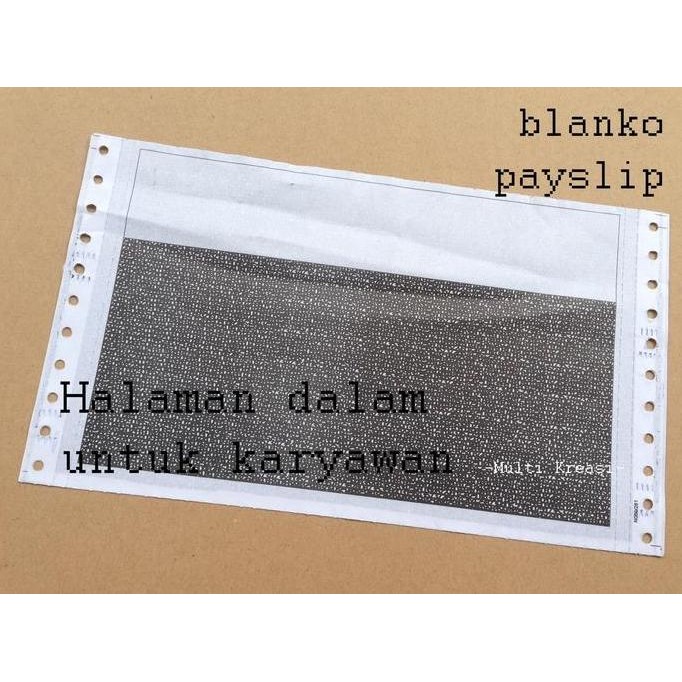 

Free Payroll Software -Kertas Slip Gaji Carbonize 3Ply Box 150 Lembar